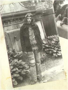 1980 год. Один из первых хиппи Львова. Алик.