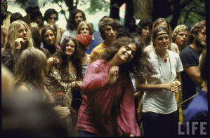 Рок-фестиваль Woodstock 1969 хиппи