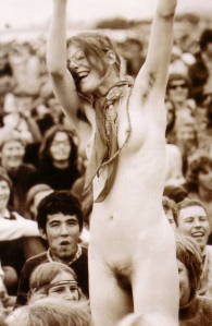 Рок-фестиваль Woodstock 1969 хиппи