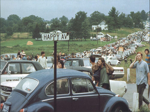 Рок-фестиваль Woodstock 1969 хиппи